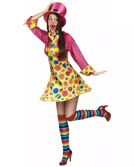 Funny clown costume for women, Size: X-Large, image 2