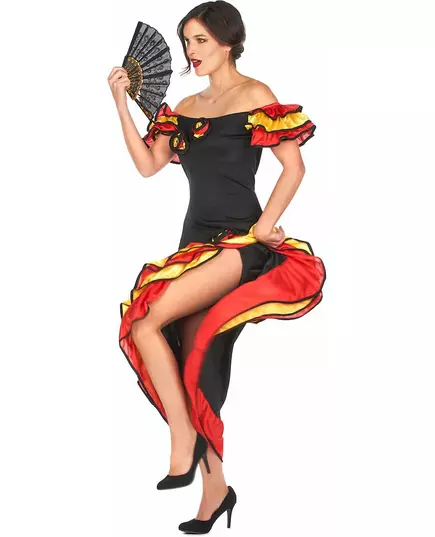 Flamencodanserkostyme for kvinner, Størrelse: Medium/Large, bilde 2