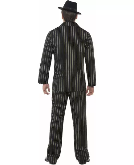 Men's striped Charleston gangster costume, Size: X-Large, image 2