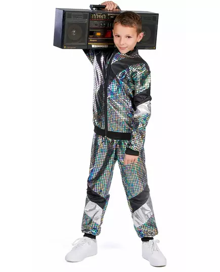 80-talls disco joggekostyme for tenåringer, Størrelse: 11–13 år (158 cm), bilde 2