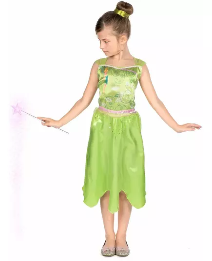 Grunnleggende Tinkerbell-kostyme til jenter, Størrelse: 5–6 år (109–126 cm), bilde 2