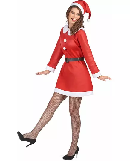 Women's Mother Christmas pompom costume, Size: Large, image 2