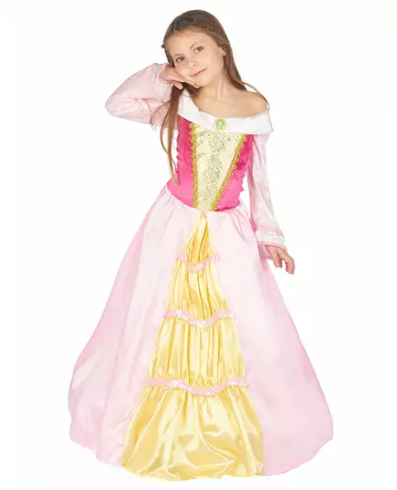 Princess costume satin dress for girls, Size: 10-12 years (130-140 cm), image 2