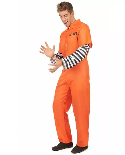 Men's prisoner costume, Size: Large, image 2