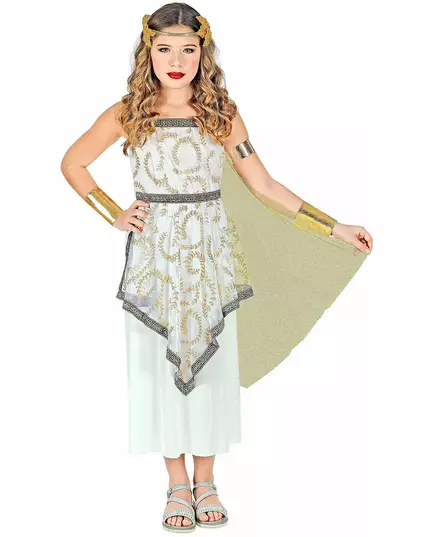 Greek goddess dress costume for girls, Size: 8-10 years (140 cm), image 2