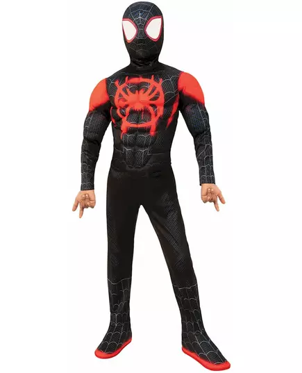 Deluxe Spiderman Miles Morales costume for children, Size: 3-4 years (90 to 104 cm), image 2