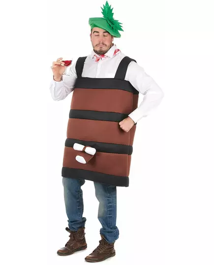 Adult wine barrel costume, image 2