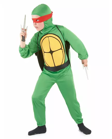 Boy's fighting turtle costume, Size: 7-9 years (120-130 cm), image 2