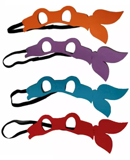 Teenage Mutant Ninja Turtle-kostyme med 4 masker til barn, bilde 2