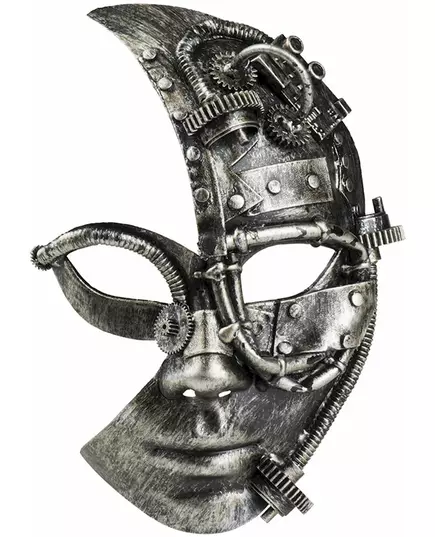 Steampunk robot halvmaske for kvinner, bilde 2