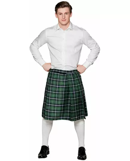 Men's green Scottish kilt, image 2