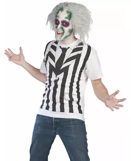 Beetlejuice kostyme og parykksett for voksne, bilde 2
