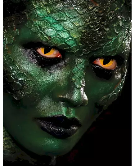 Gule Reptile Eye Fancy kontaktlinser for voksne, bilde 2