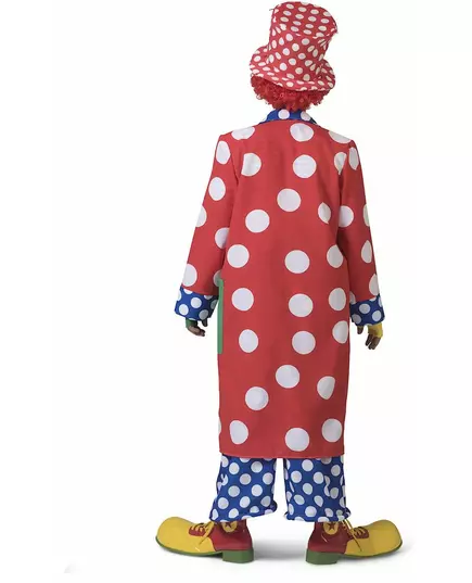 Men's polka dot clown coat, image 2