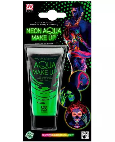 Neon green fluorescent makeup 30 ml, image 2