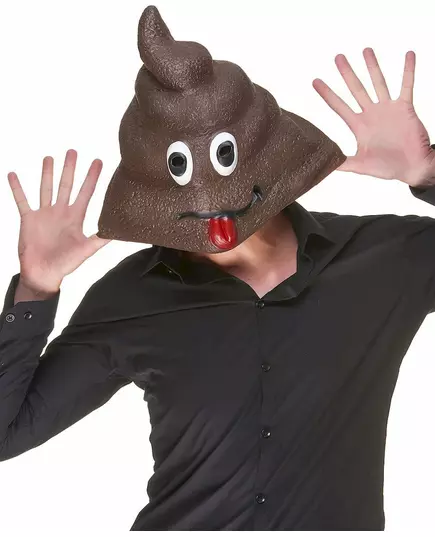 Adult Poop Latex Mask, image 2
