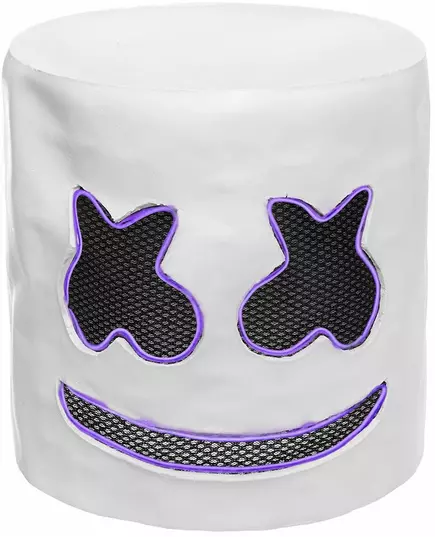 Lilla LED-marshmallow DJ-maske for voksne, bilde 2