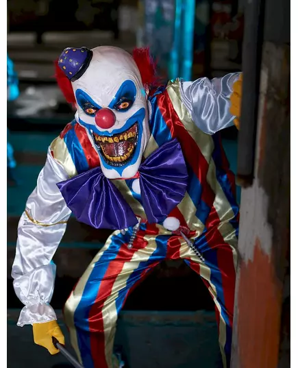 Scary clown latex mask, image 2