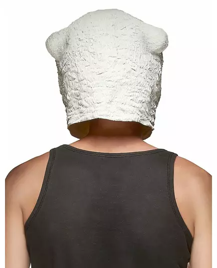 Adult polar bear latex mask, image 2
