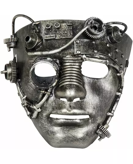 Voksen Steampunk Krom Ansiktsmaske, bilde 2