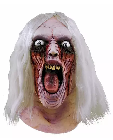 Blodig zombie-latexmaske til voksne, Halloween, bilde 2