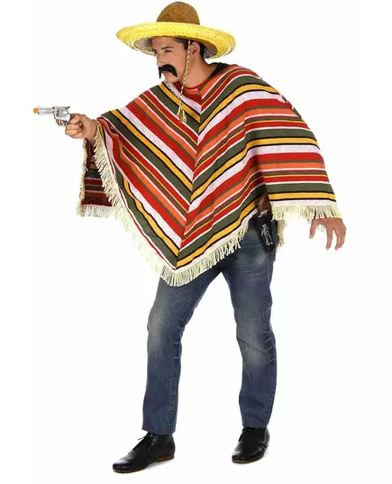 Adult Mexican poncho, image 2
