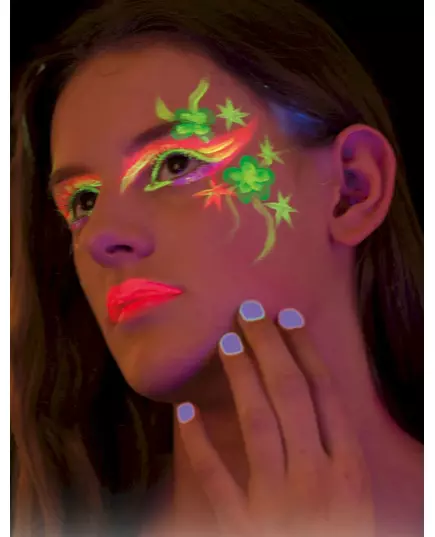 UV-effekt neglelakk 7 ml, Farge: Lilla, bilde 2