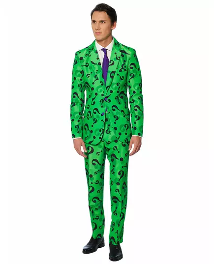 Mr. Riddler Suitmeister-kostyme til voksne, Størrelse: Large (EU 52-54), bilde 2