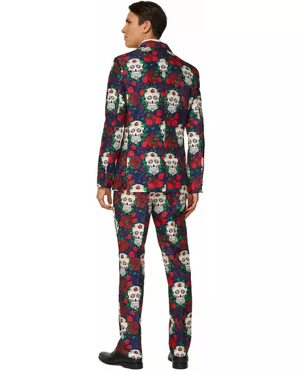 Mr. Skull De dødes dag-kostyme til menn Suitmeister, Størrelse: XX-Large (EU 60-62), bilde 2