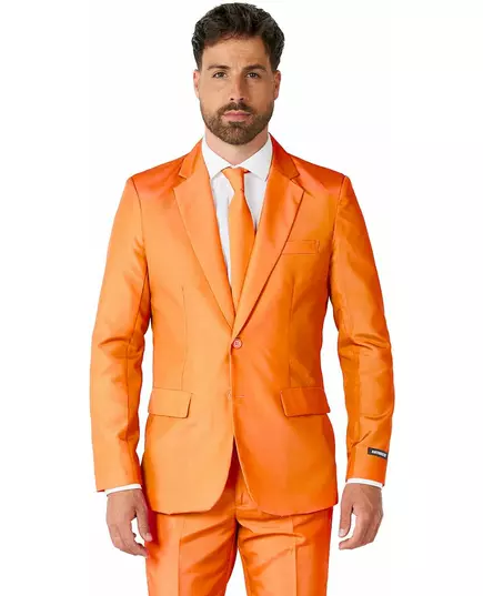 Mr. Solid oransje dress til menn Suitmeister, Størrelse: Large (EU 52-54), bilde 2