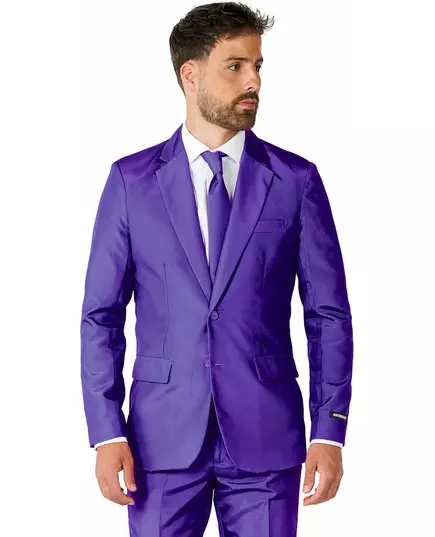 Mr. Solid lilla dress til menn Suitmeister, Størrelse: Medium (EU 48-50), bilde 2