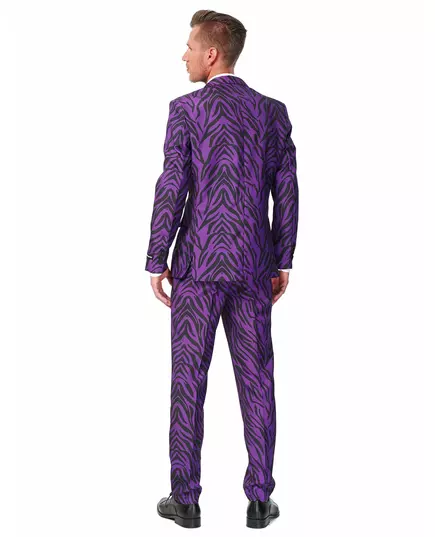 Mr. Tiger costume purple men Suitmeister, Size: XL(EU58), image 2