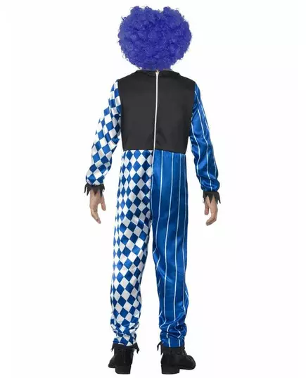 Harlekinklovnekostyme til barn Halloween, Størrelse: 10–12 år (145/158 cm), bilde 2