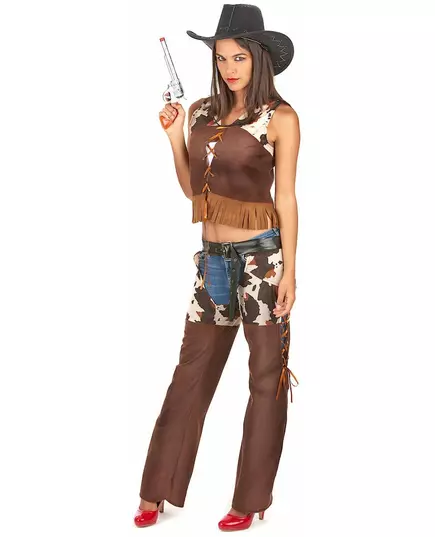 Cowgirl-kostymebukser til kvinner, Størrelse: Large, bilde 2