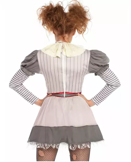 Creepy clown costume for women, Size: X-Large (46-48), image 2