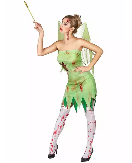 Bloody green fairy costume for women, Size: Large, image 2
