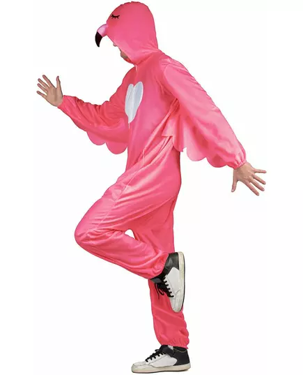 Flamingokostyme til voksne, Størrelse: Large, bilde 2