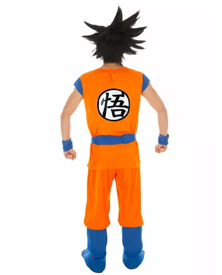 Goku Saiyan Dragon Ball Z kostyme til voksne, Størrelse: X-Large, bilde 2