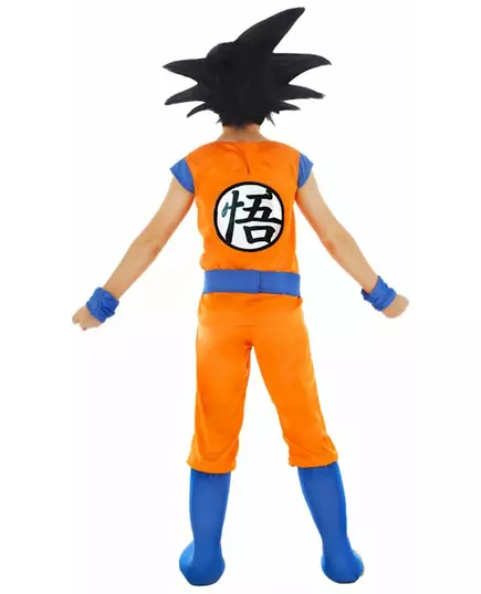Goku Saiyan Dragon Ball Z barnekostyme, Størrelse: 11–12 år (152 cm), bilde 2