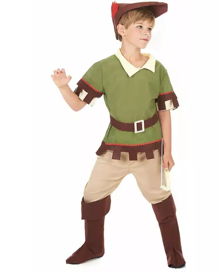 Woodland man costume for boys, Size: 10-12 years (130-140 cm), image 2
