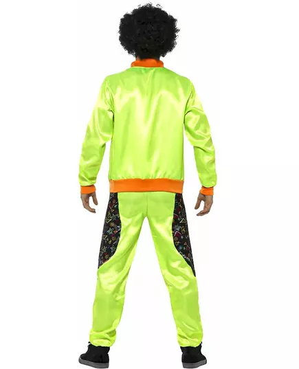 Grønn retro joggedress for menn, Størrelse: Large, bilde 2