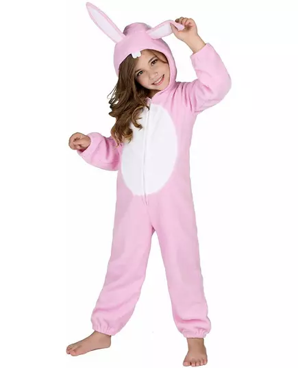 Pink Rabbit Costume for Children, Size: 7-9 years (M), image 2