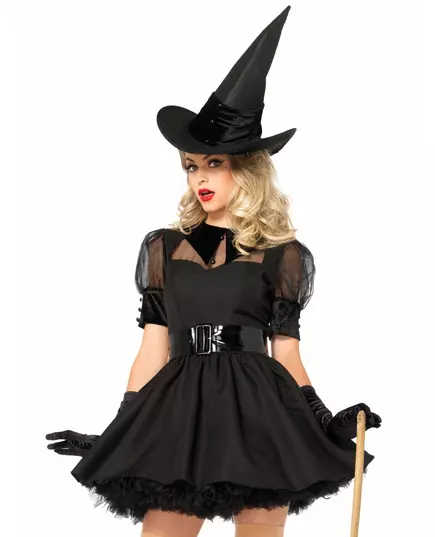 Chic witch costume for women, Size: Medium (40-42), image 2
