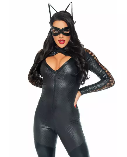 Sexy superkattkostyme for kvinner, Størrelse: Medium (40-42), bilde 2