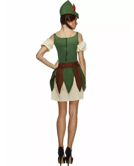 Sexy skogstyvkostyme for kvinner, Størrelse: Medium, bilde 2