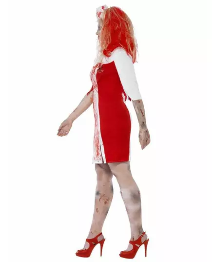 Pluss størrelse zombie-sykepleierkostyme til dame til Halloween, Størrelse: XXX-Large, bilde 2
