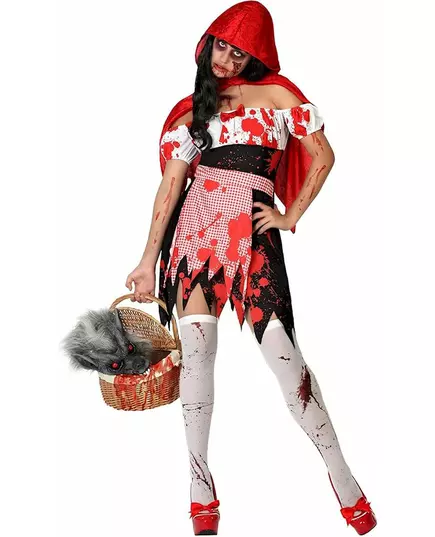 Rødhette-zombiekvinne, Størrelse: X-Small/Small, bilde 2