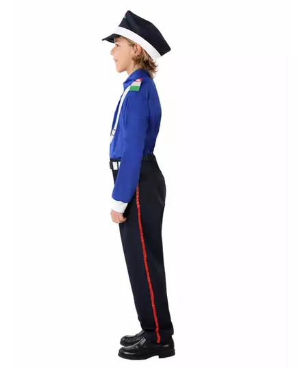 Carabinieri politikostyme for gutter, Størrelse: 5–6 år (115–130 cm), bilde 2
