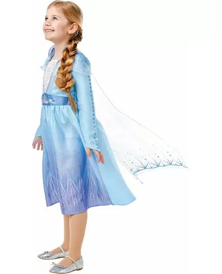 Klassisk Elsa Frost 2-kostyme for jenter, Størrelse: 9–10 år (134 – 140 cm), bilde 2