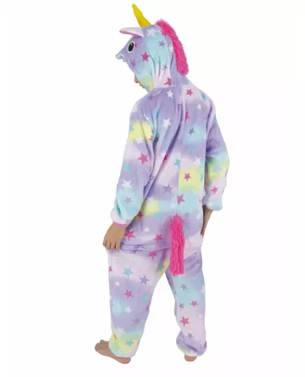 Children's unicorn jumpsuit costume with stars, Size: 11-14 years (154 cm), image 2